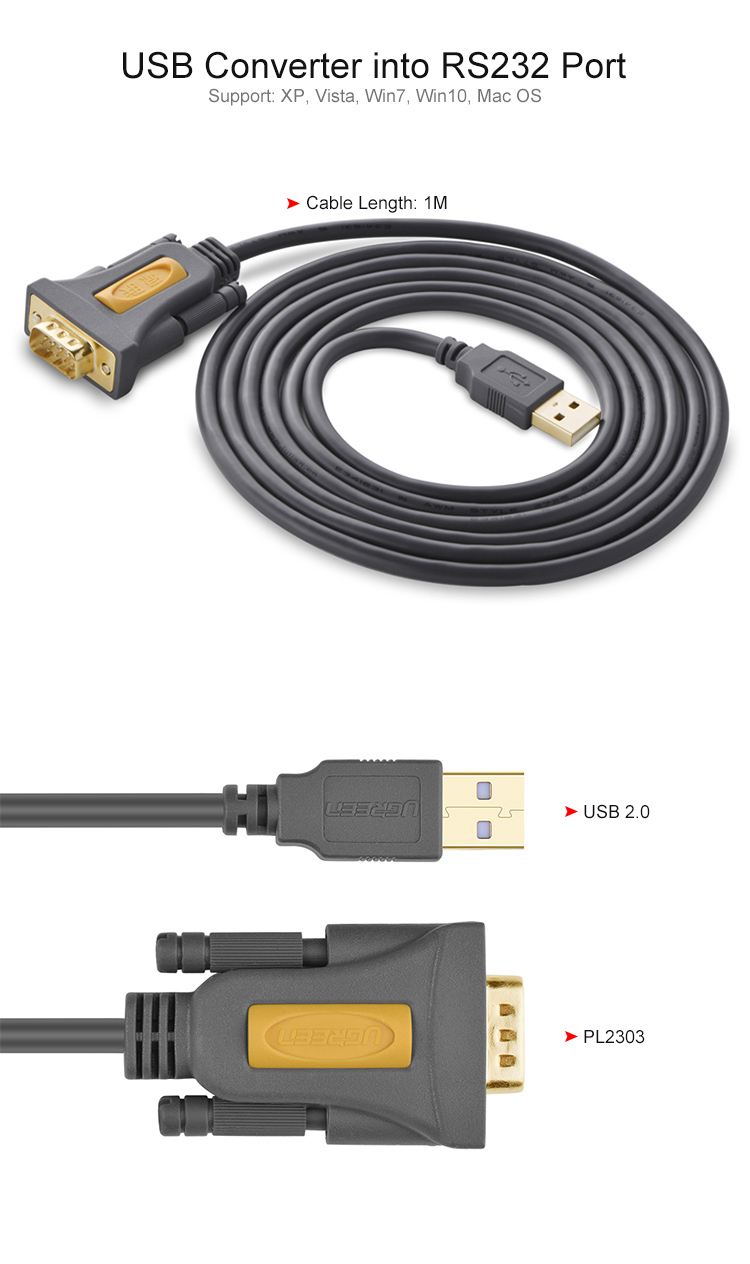Rs232 To Usb Converter Cable