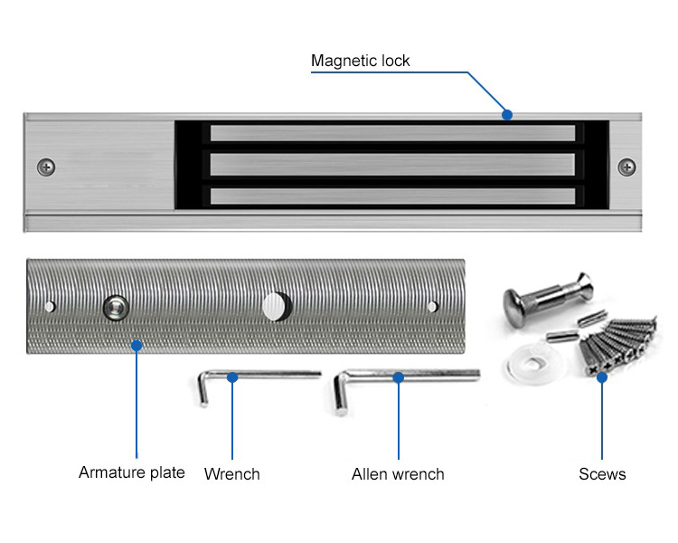 Magnetic door lock system