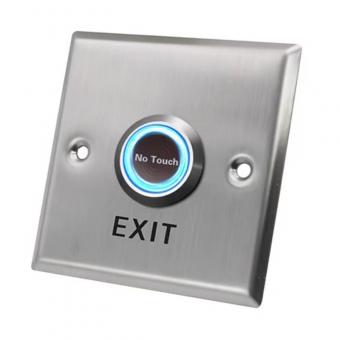 no touch exit button