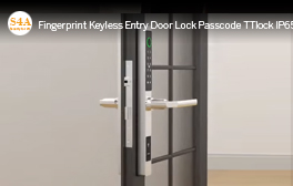 بصمة دخول بدون مفتاح قفل الباب رمز المرور TTlock IP65 قفل الباب مقاوم للماء