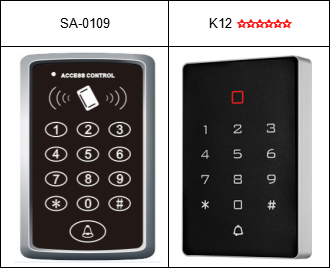 التحكم في الوصول rfid مقارنة k12 و sa-0109